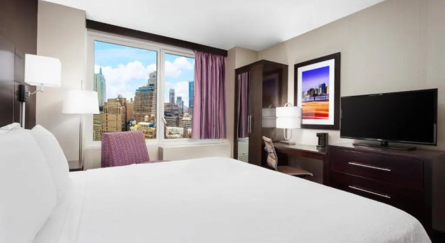 Двухместный номер с видом на город Hampton Inn Times Square Central
