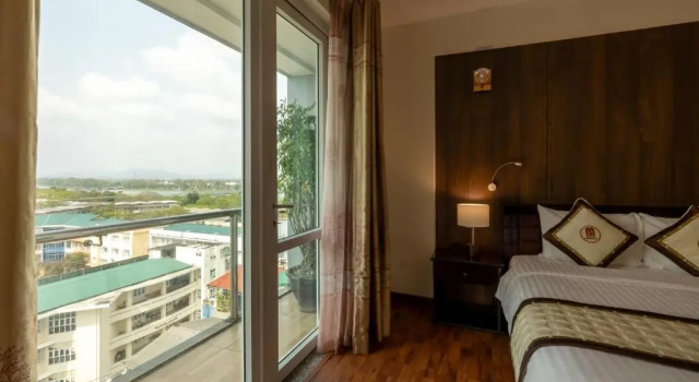 Двухместный номер Deluxe с видом на реку Midtown Hotel Hue