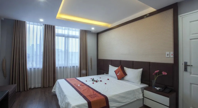 Двухместный номер Deluxe с видом на город Nam Long Hotel