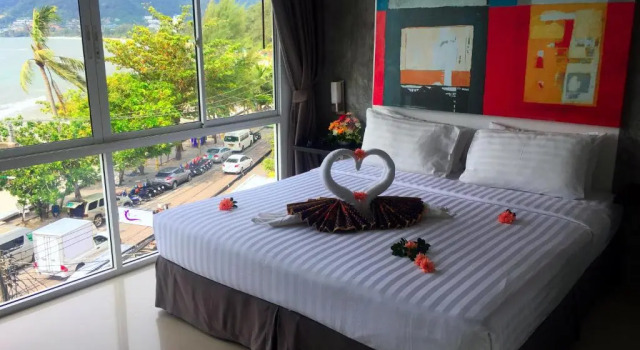 Двухместный номер Deluxe с видом на море The Front Hotel and Apartments