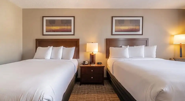 Четырёхместный номер Deluxe Hotel Kelowna & Conference Centre