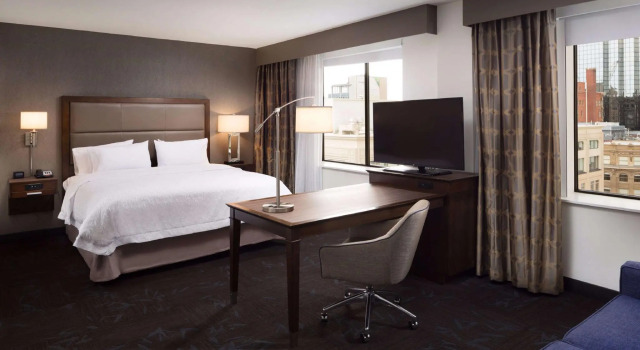 Двухместная студия Premium Hampton Inn & Suites Dallas Downtown