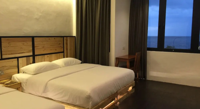 Семейный номер Deluxe с видом на море The Oikos Hotel