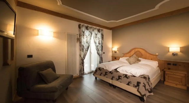 Двухместный номер Standard с балконом Hotel Patrizia Dolomites Glamour