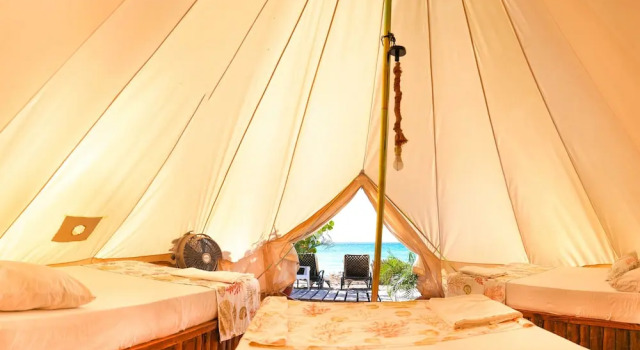 Тент с видом на сад Glamping EcoLodge Cueva De Las Aguilas
