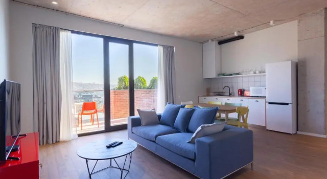 Апартаменты stylish 3BR apt with 2 balconies in historic Tbilisi