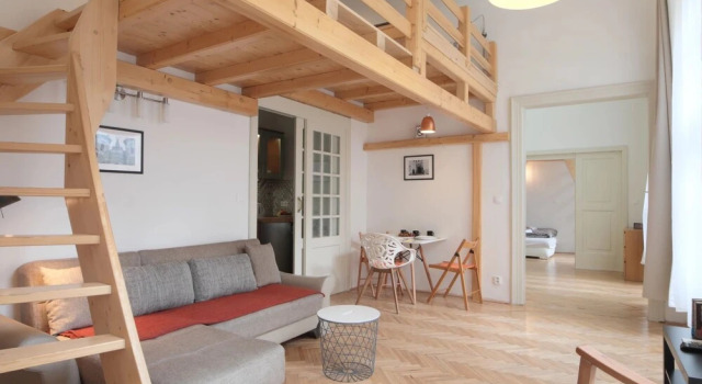 Wenceslas Apartment for 10 with AC, Забронировать Апартаменты/квартира Апартаменты Праги, рядом с Намести Миру, Апартаменты/квартира