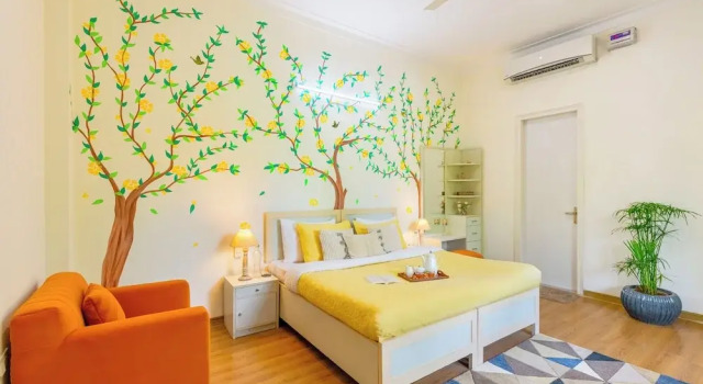 Alaya Stays 3 BHK with Pvt Pool-Daffodil, Забронировать Вилла Отели Нью-Дели с парковкой, Парковка