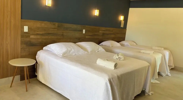 Четырёхместный номер Deluxe с видом на море Hotel Paraiso Tropical