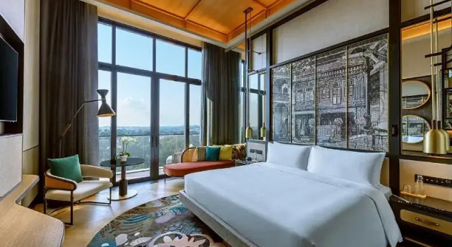 Habitación doble De lujo con balcón Artyzen Singapore