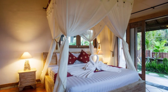 Бунгало Panoramic c 1 комнатой Ubud Luwih Nature Retreat