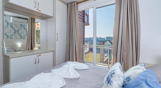 Apartamento Vivendas do Lago a 900 metros da Catedral