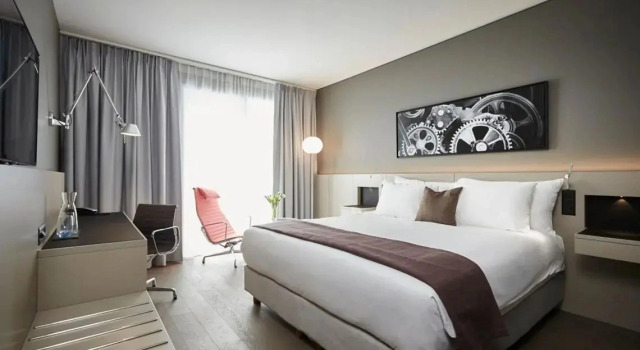 Одноместный номер Deluxe с видом на сад Modern Times Hotel, Vevey, A Tribute Portfolio Hotel