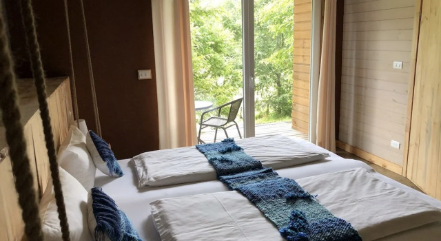 Четырёхместный номер Standard c 1 комнатой с видом на горы Elementos Eco Lodge