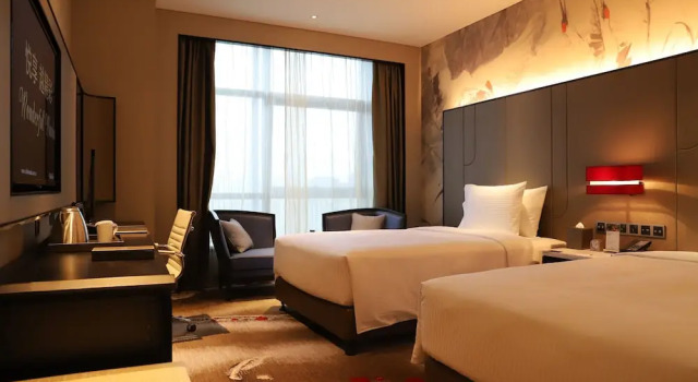 Двухместный номер Deluxe Wanda Realm Qiqihar