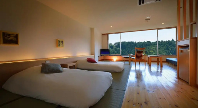 Семейный номер Standard с видом на горы Hotel Matsushima Taikanso