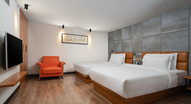 Двухместный люкс Poltton International Service Apartment Nanning The Mixc Convention and Exhibition Center