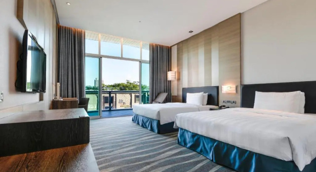 Четырёхместный номер Standard с видом на гавань City Suites - Kaohsiung Chenai