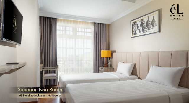 Двухместный номер Superior eL Hotel Yogyakarta Malioboro