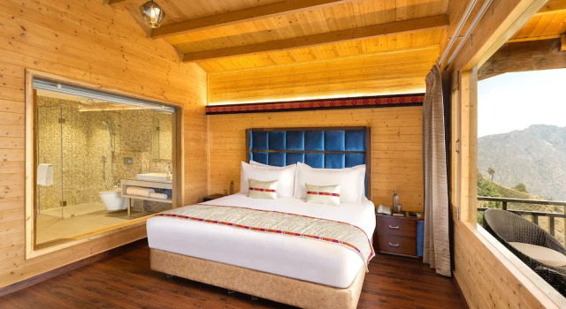Вилла с балконом Justa Cliffend Resort & Spa, Mashobra