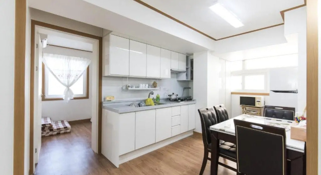 Кровать в общем номере Kory Guesthouse