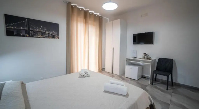 Camera doppia Deluxe con parziale vista mare Four Winds B&B