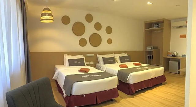 Четырёхместный номер Deluxe Pangkor Sandy Beach Resort