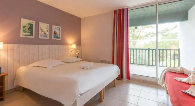 Апартаменты c 1 комнатой с видом на поле для гольфа Village Pierre & Vacances Moliets