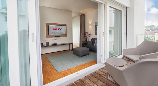 Люкс Deluxe с балконом Apparthotel Rivers Passau
