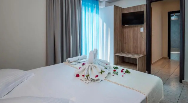 Двухместный номер Standard с балконом и с красивым видом из окна Olympia Hotel