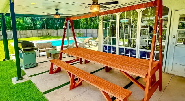 Вилла Fox Garden-heated Pool-spa- Boho-downtown Beach