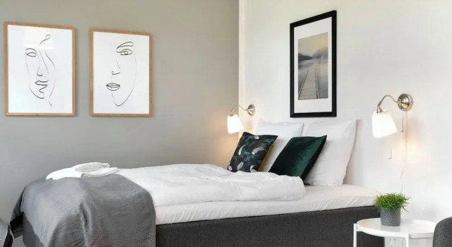 Komfort Doppel Zimmer mit Gartenblick Kragsbjerggaard