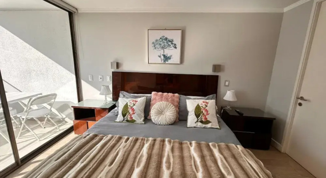 Апартаменты Standard с 2 комнатами с балконом Luxury Apartment Av. Kennedy Santiago