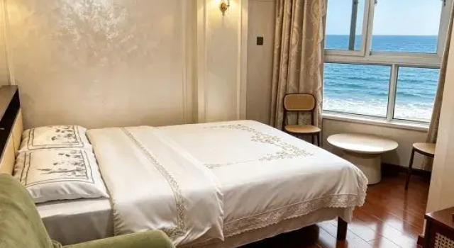 Люкс c 1 комнатой с видом на море Changdao Muxueju · Lintao Homestay