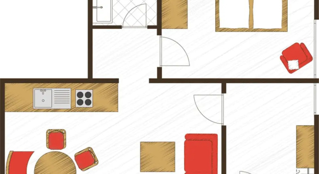 Апартаменты c 1 комнатой Carolines Appartement Au - Bergblick, Terrasse, Parkplatz, zentraler Punkt zum Ski- und Wandergebiet, Hund willkommen - ideal für Familien und naturverbundene Paare