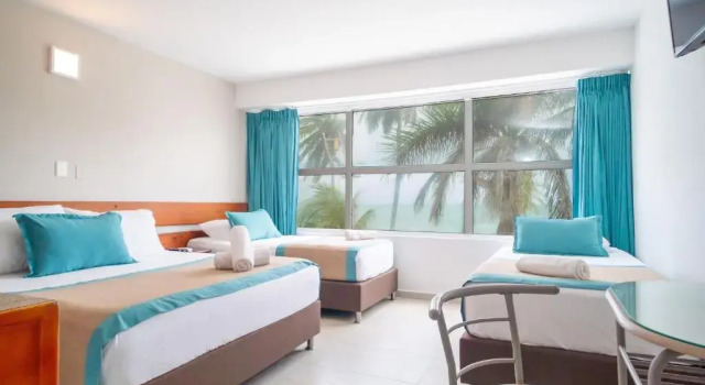 Четырёхместный семейный номер Standard Hotel Portobelo beach