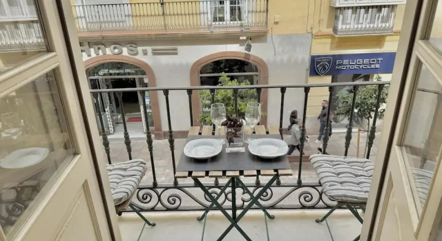 Balcon de M Laga in Malaga, Забронировать Апартаменты/квартира Малага Коста-дель-Соль, рядом с Malaga Town Hall