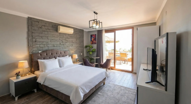 Номер Luxury Stone House Foça Otel