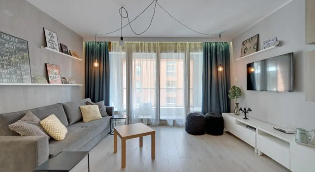 Deluxe Apartment 1 Schlafzimmer mit Balkon Apartamenty Apartinfo Aura