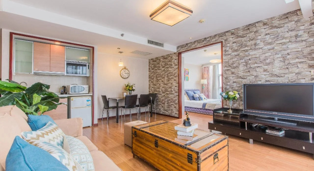 Westlake 7 Service Apartment Xihu, Rezerwuj Apartament Hotele w Hangzhou z basenem, Basen