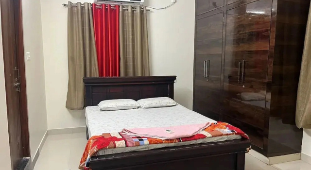 Семейные апартаменты с балконом 2BHK-Gachibowli 200 MBPS Wi‑Fi+ Upgraded Bathrooms