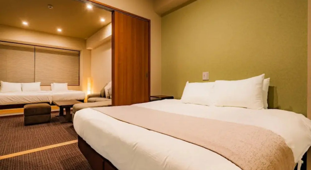 Люкс с гидромассажной ванной Superior c 1 комнатой Randor Residential Hotel Kyoto Suites