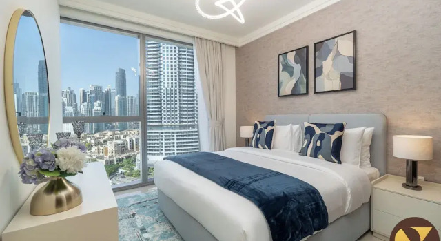 Vogue| Boulevard Point Direct access to Dubai Mall, Забронировать Апартаменты/квартира Даунтаун Дубай , рядом с Дубайский аквариум