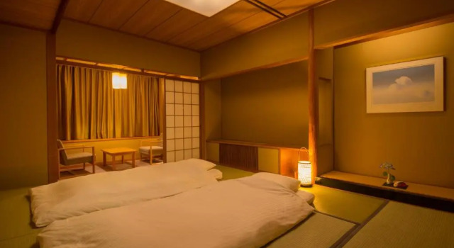 Номер Japanese-Style Standard с видом на горы Отель Miyajima Grand Hotel Arimoto