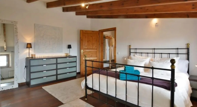 Mallorca traditional stone village house