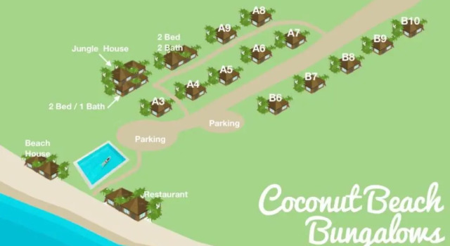 Тент Coconut Beach Bungalows