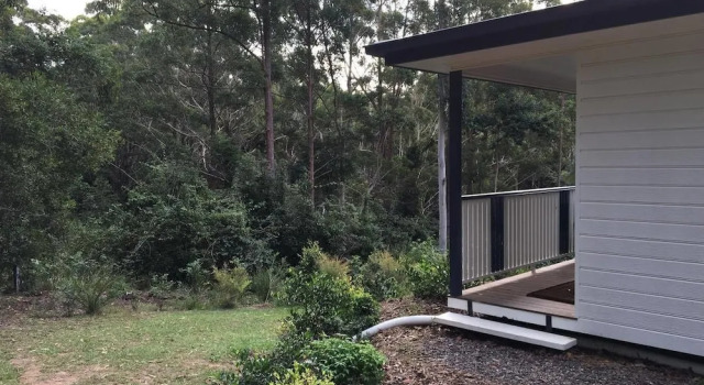 Villa mit Landblick Mapleton Cabins & Caravan Park