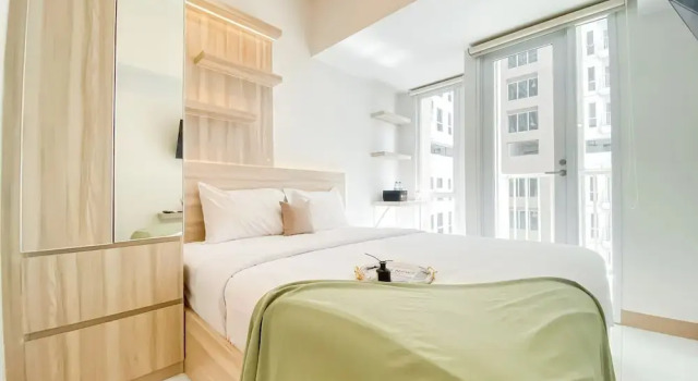 New Comfy Studio Apartment at Tokyo Riverside, Book Apartment Jakarta Jakarta Province