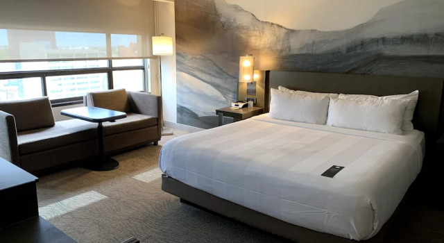 Suite 1 Schlafzimmer Calgary Marriott Downtown Hotel
