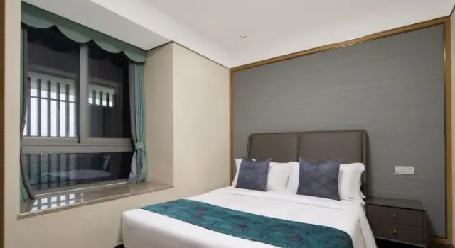 Люкс Deluxe с 2 комнатами с видом на море Sanya Haitang Bay Binhai Wanghai Seaview Hotel Apartment